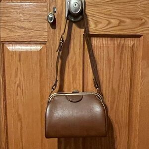 Elegant Brown Leather Women's Bag